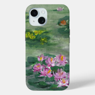 *'LiLy Pond' ontwerp iPhone 15 Case