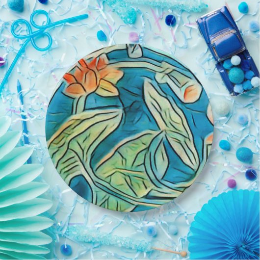 Lily Pond Paper Bord (Feest)