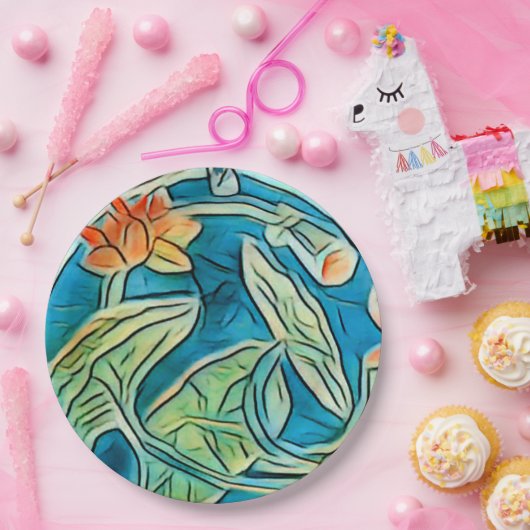 Lily Pond Paper Bord (Feest)