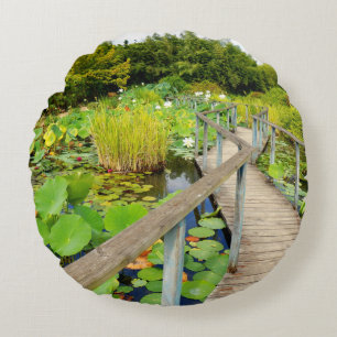 Lily Pond Round Cushion Rond Kussen