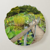 Lily Pond Round Cushion Rond Kussen (Achterkant)