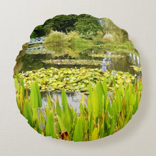 Lily Pond Round Cushion Rond Kussen (Voorkant)