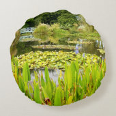 Lily Pond Round Cushion Rond Kussen (Achterkant)