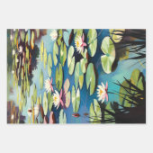 Lily Pond Serie 1 Inpakpapier Vel (Voorkant 3)
