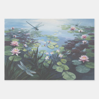 Lily Pond Serie 1 Inpakpapier Vel