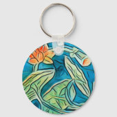 Lily Pond Sleutelhanger (Achterkant)