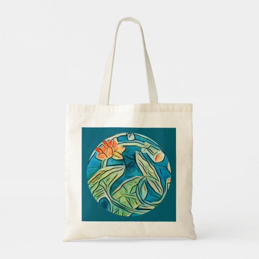 Lily Pond Tote Bag (Achterkant)