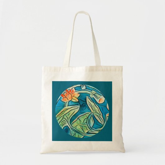 Lily Pond Tote Bag (Voorkant)