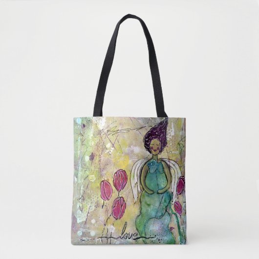 Lily Pop Tote Bag (Voorkant)