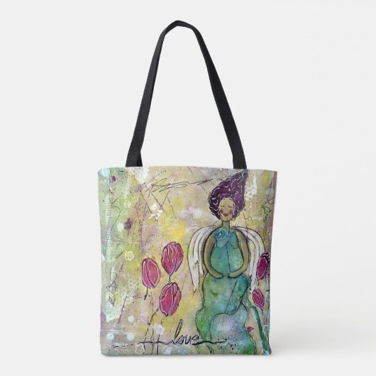 Lily Pop Tote Bag (Achterkant)