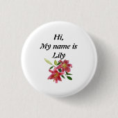 Lily Ronde Button 3,2 Cm (Voorkant)