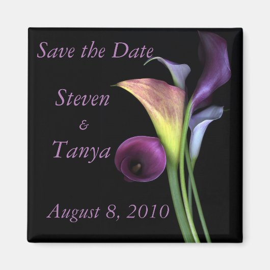 Lily Save the Date Magnet (Voorkant)
