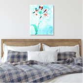 Lily, schilderij van Piet Mondrian Canvas Afdruk (Insitu (Slaapkamer))