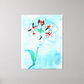 Lily, schilderij van Piet Mondrian Canvas Afdruk (Voorkant)