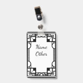 Lily Shadow Fairy Badge (Voorzijde met clip)