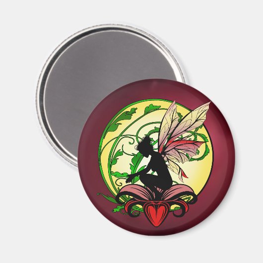Lily Shadow Fairy Magneet (Voorkant / Achterkant)