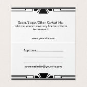 Lily Shadow Fairy Visitekaartje (Binnenkant ongevouwen)