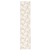 Lily Sluier Warm Neutraal Korte Tafelloper (Voorkant)