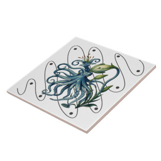 Lily Squid - wetenschappelijke hybride Tegeltje