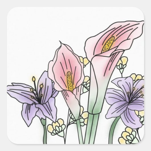 Lily sticker (Voorkant)