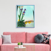 Lily symmetrische opstelling canvas afdruk (Insitu (Woonkamer))