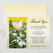 Lily Sympathie Memorial Service Bedankt voor je ka (Voorkant / Achterkant)