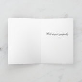 Lily Sympathy Greeting Card Kaart (Binnen)