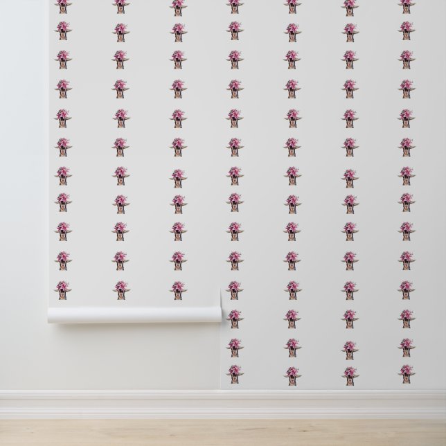 Lily the Goat Peel & Stick Behang (Applicatie)