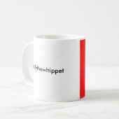 Lily The Whippet Graphic Mok (Voorkant links)