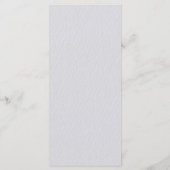 Lily Valley Faux gegraveerd groen formele bruiloft Menu (Achterkant)