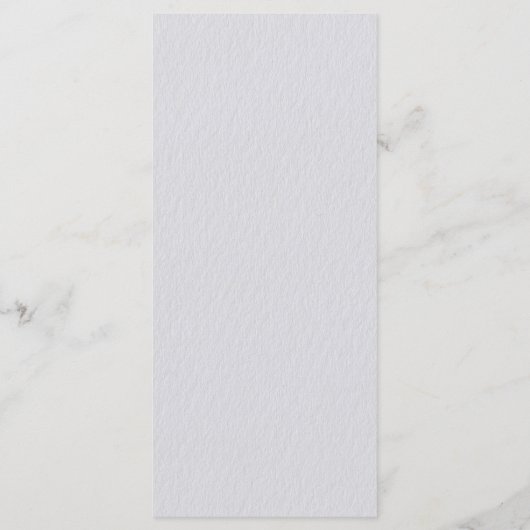 Lily Valley Faux gegraveerd Ivory formele bruiloft Menu (Achterkant)