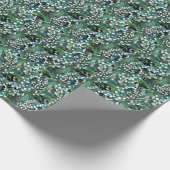 Lily Valley naadloze patroon achtergrond Cadeaupapier (Hoek)