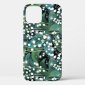 Lily Valley naadloze patroon achtergrond Case-Mate iPhone Case (Achterkant)