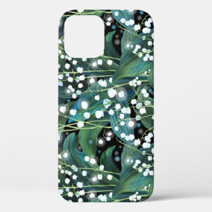 Lily Valley naadloze patroon achtergrond Case-Mate iPhone Case