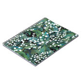 Lily Valley naadloze patroon achtergrond Notitieboek (Linkerzijde)