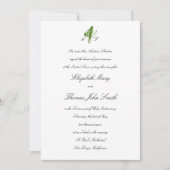 Lily Valley religieuze formele traditionele bruilo Kaart (Voorkant)