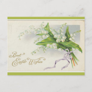 Lily van de beste paaswensen van de Valley Briefkaart