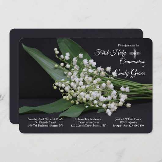 Lily van de uitnodiging van de vallei (Voorkant / Achterkant)