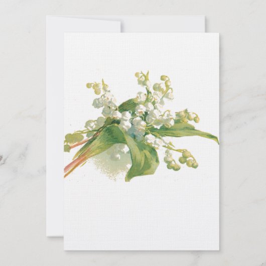 Lily van de uitnodiging voor het huwelijk van Vall (Achterkant)