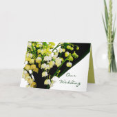 Lily van de uitnodiging voor het huwelijk van Vall (Voorkant)