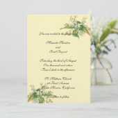 Lily van de uitnodiging voor het huwelijk van Vall (Staand voorkant)