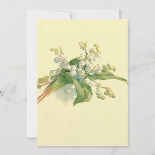 Lily van de uitnodiging voor het huwelijk van Vall (Achterkant)