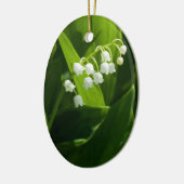 Lily van de vallebloem keramisch ornament (Links)