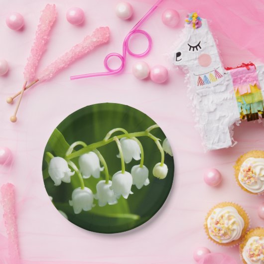 Lily van de vallebloem papieren bordje (Feest)