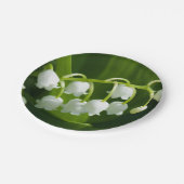 Lily van de vallebloem papieren bordje (Gekanteld)