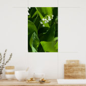 Lily van de vallebloem poster (Keuken)