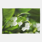 Lily van de vallebloem theedoek (Horizontaal)