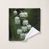 Lily van de vallei-0308 bad handdoek (Wasdoekje)