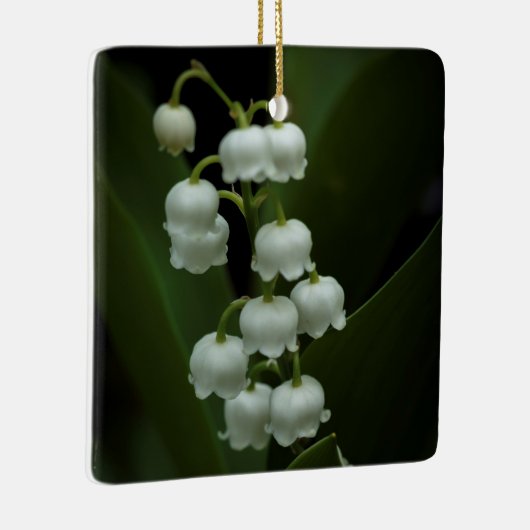 Lily van de vallei-0308 keramisch ornament (Rechts)