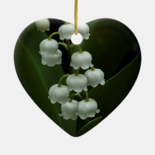 Lily van de vallei-0308 keramisch ornament (Achterkant)